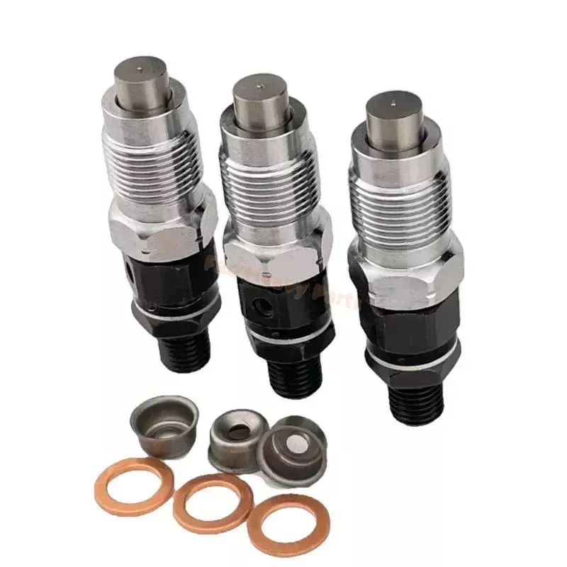 3 PCS New Fuel Injector 16082-53903 16082-53000 for Kubota D1803-M D1803 D1703 D1403 D1503 Engine - Fab Heavy Parts
