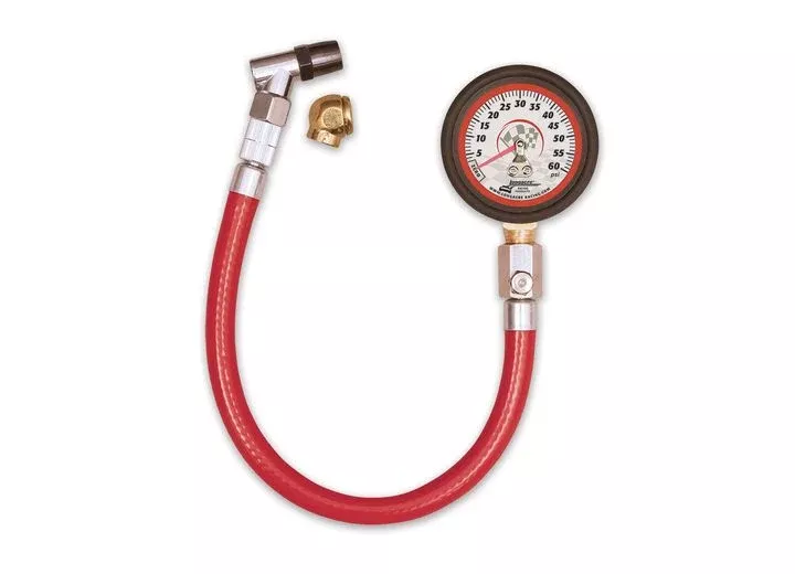 AFCO Performance Group Basic 2" Tire Gauge 0-60 Psi BY 1 Lb.