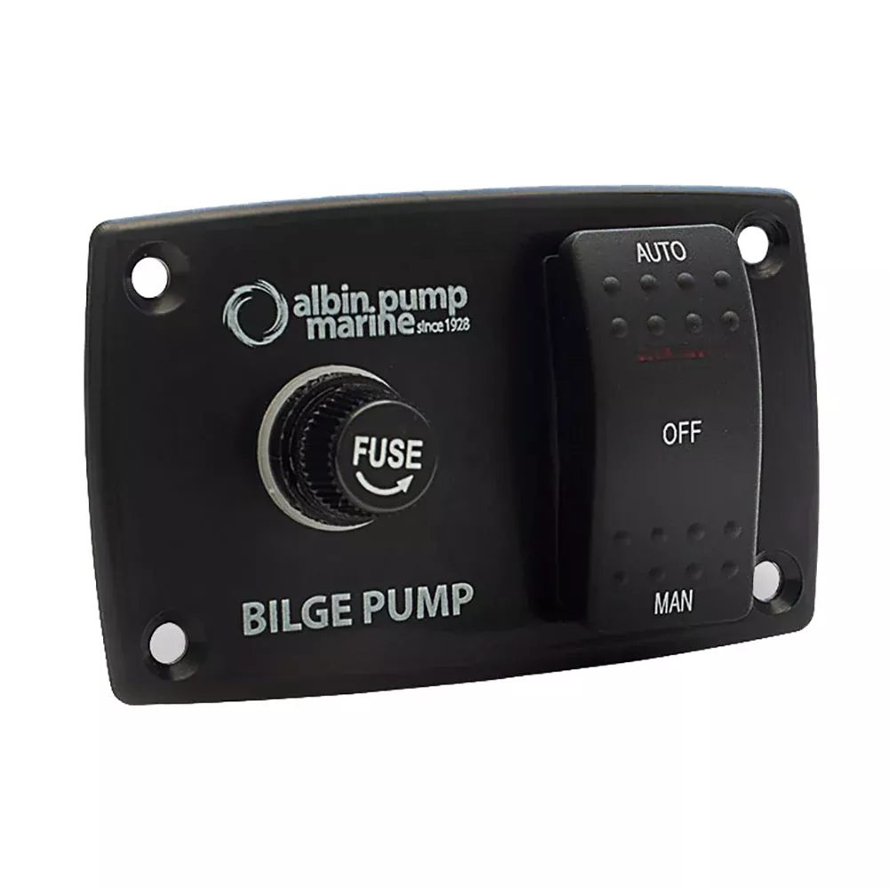 Albin Group 3-Way Bilge Panel - 12/24V MPN - 01-66-027