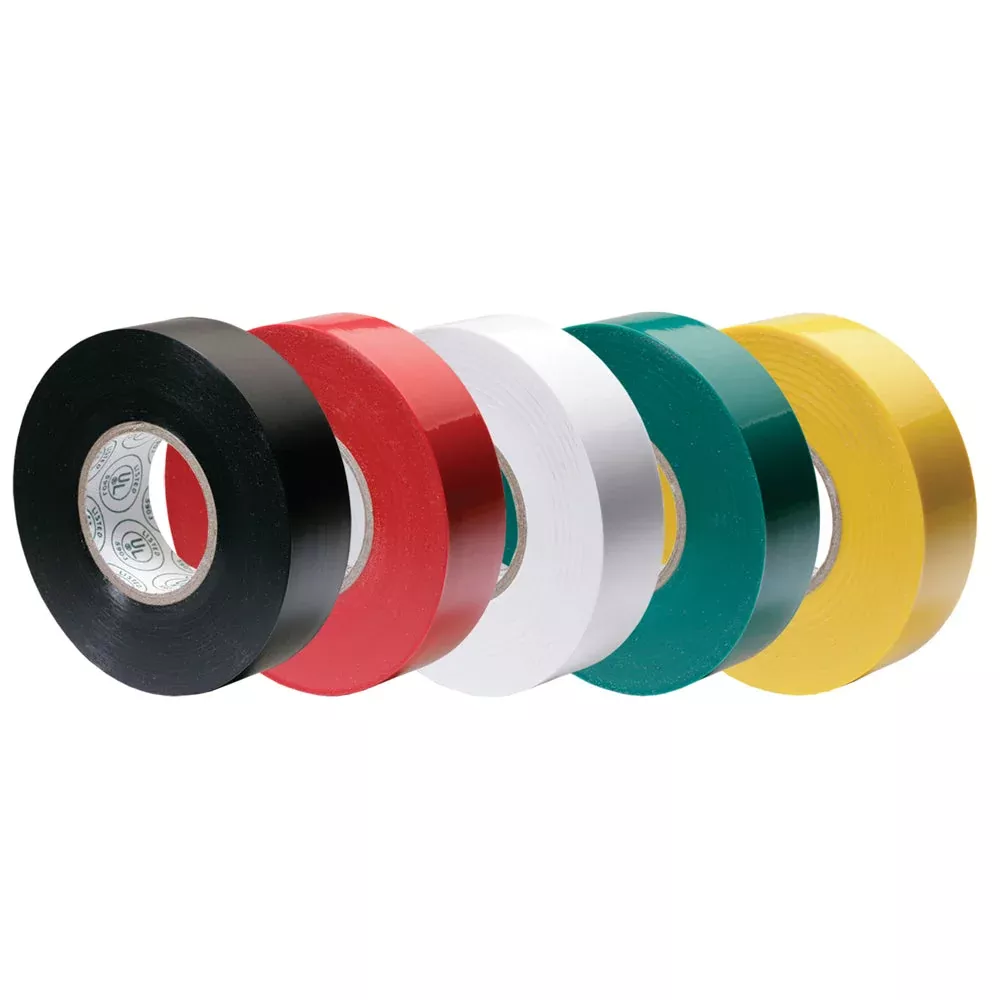 Ancor Premium Assorted Electrical Tape - 1/2" x 20' - Black / Red / White / Green / Yellow MPN - 339066