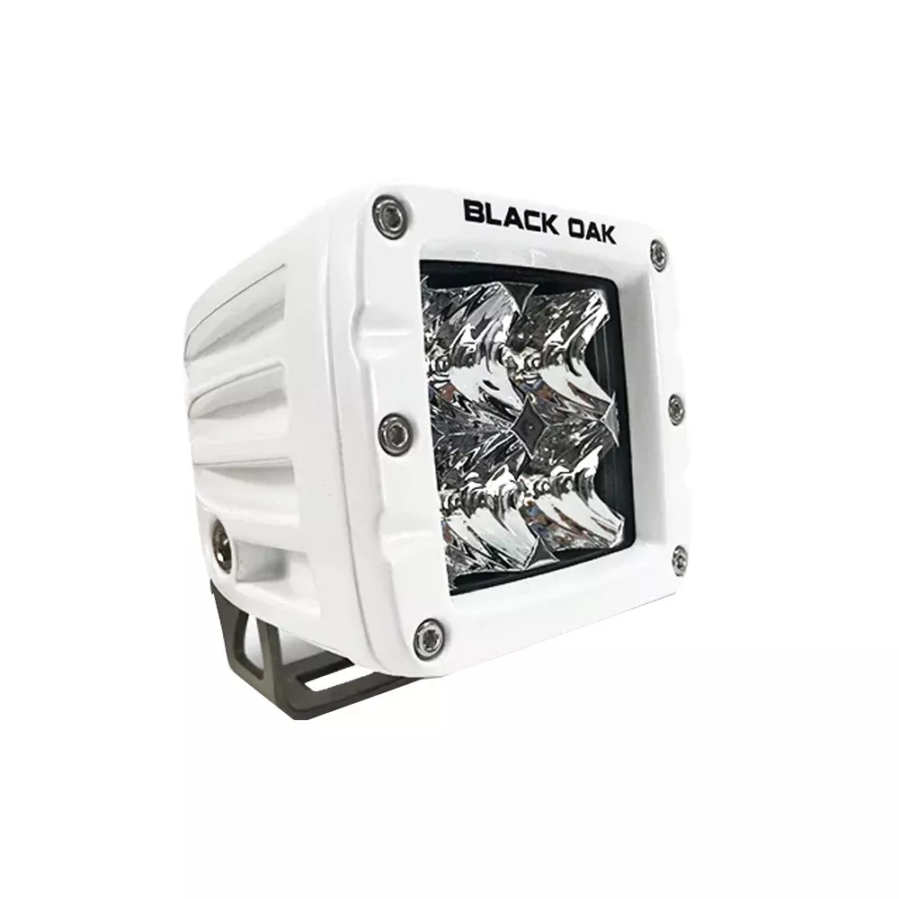 Black Oak 2" Marine LED Pod Light - Spot Optics - White...