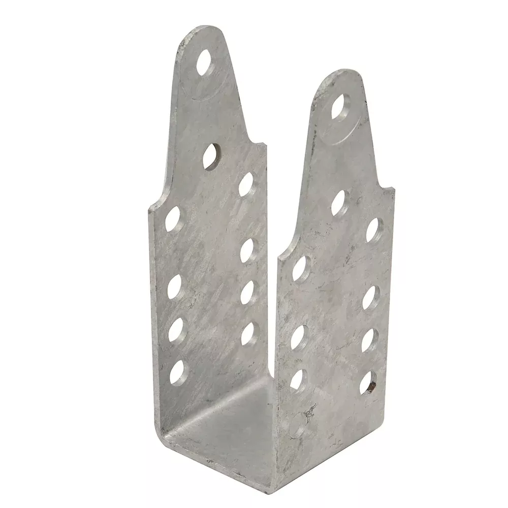 C.E. Smith Strap Bent Channel Upright Short Galvanized Bracket - 9