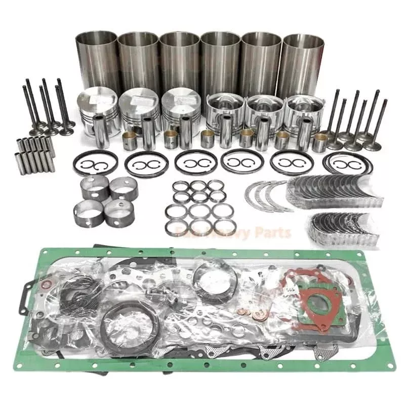 Engine S2800 Overhaul Rebuild Kit for Kubota KH191 GV3240 GV3240SW M4950DT - Fab Heavy Parts