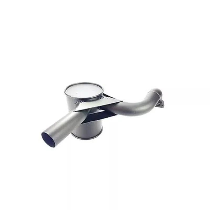 Exhaust Silencer Muffler Non Turbo 123/03223 for JCB 214-4 217-4 216-4 215-4 217-2 214SM-4 215-2 - Fab Heavy Parts