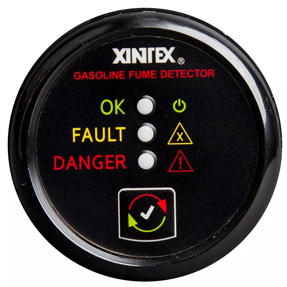 Fireboy-Xintex Gasoline Fume Detector - Black Bezel - 12/24V MPN - G-1B-R