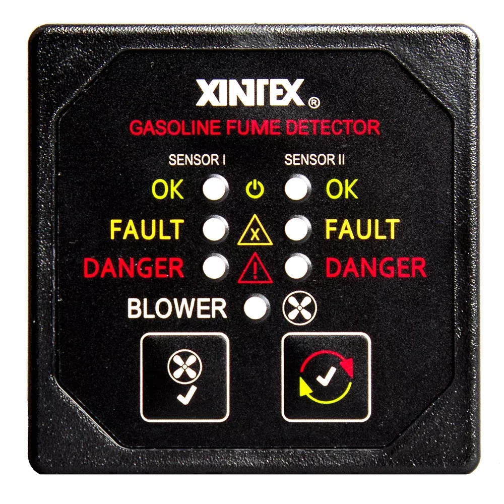 Fireboy-Xintex Gasoline Fume Detector with Dual Channel & Blower Control - 12/24V MPN - G-2BB-R