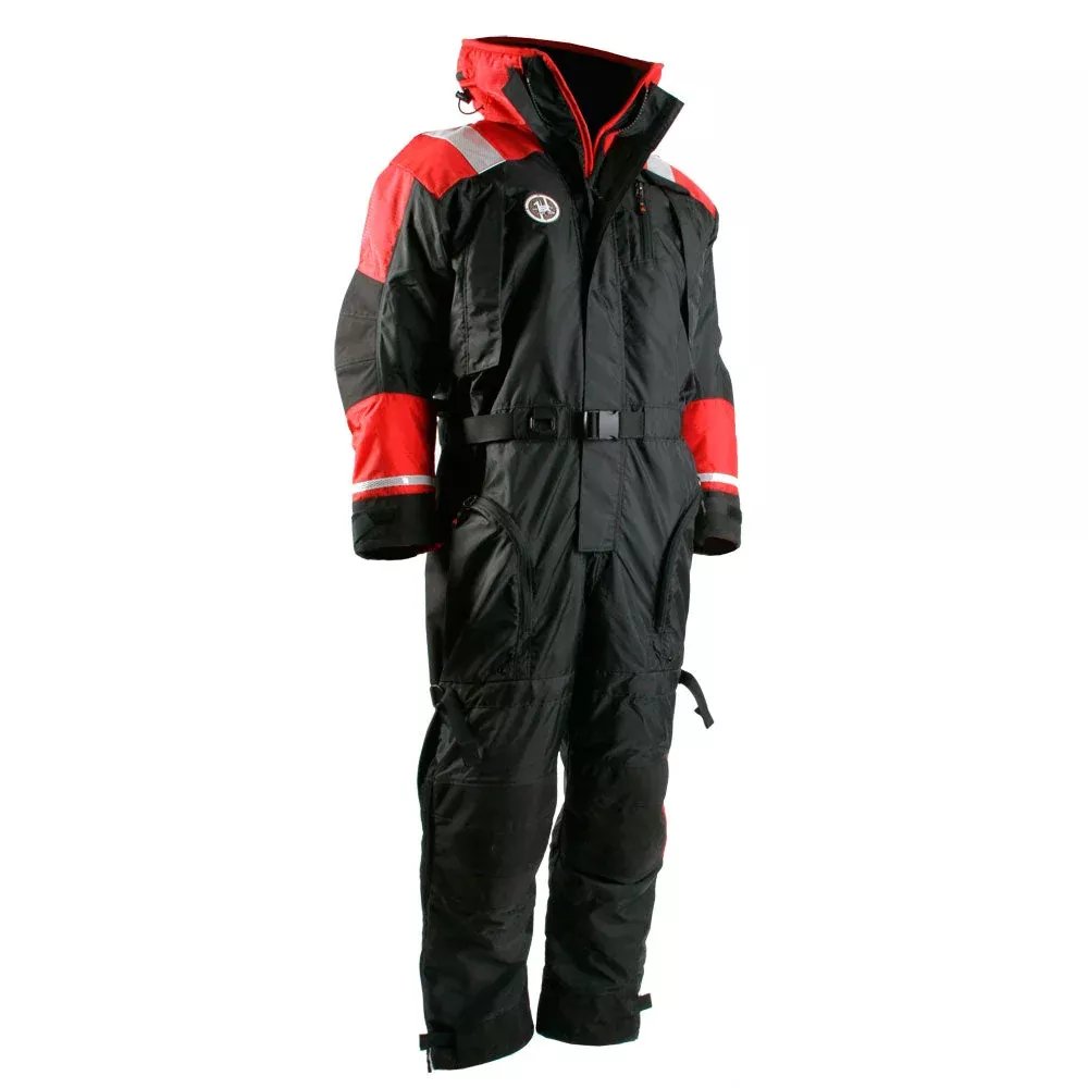 First Watch AS-1100 Flotation Suit - Red/Black - XXL MPN - AS-1100-RB-XXL
