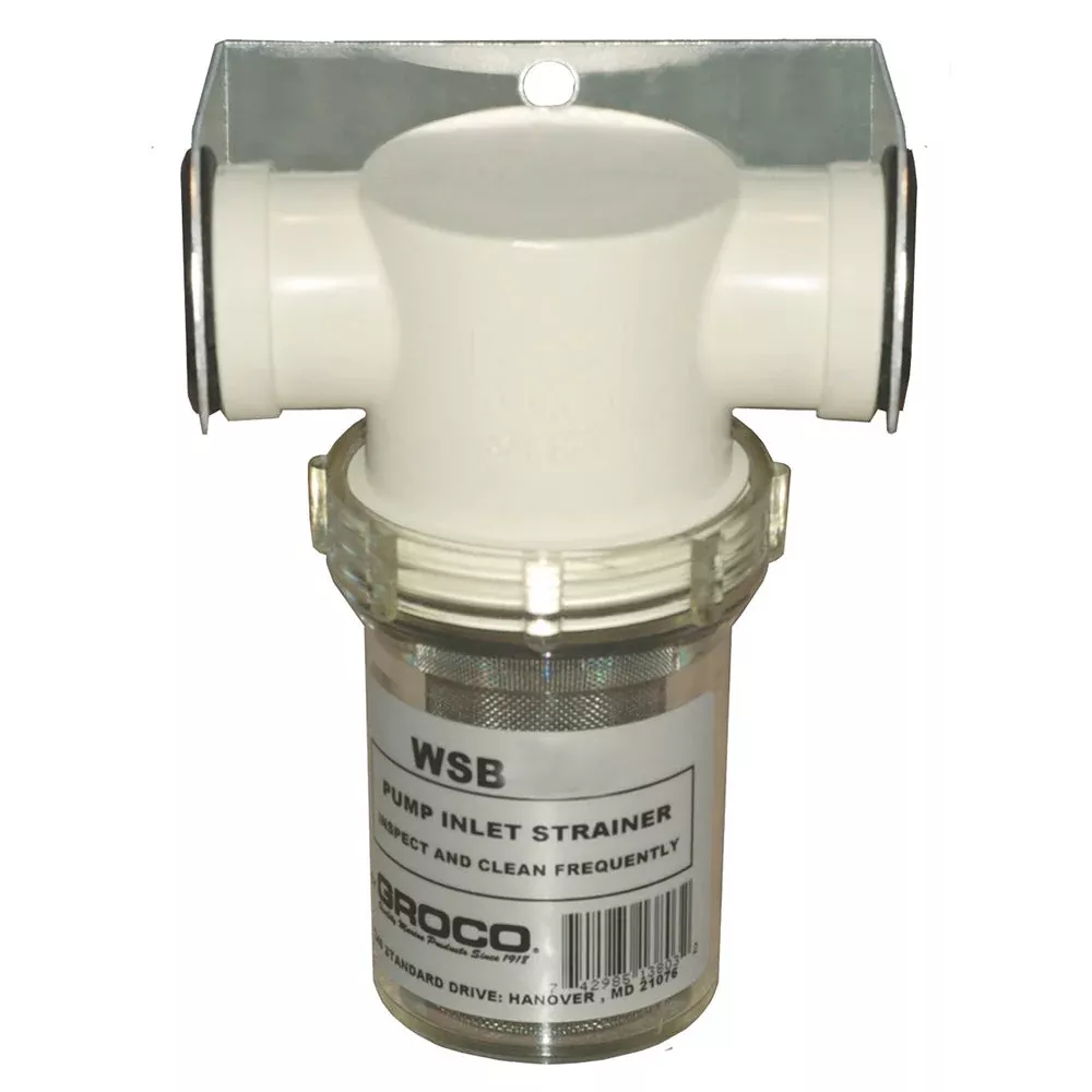 GROCO 1/2" Fresh Water Strainer with #304 SS Basket MPN - WSB-500
