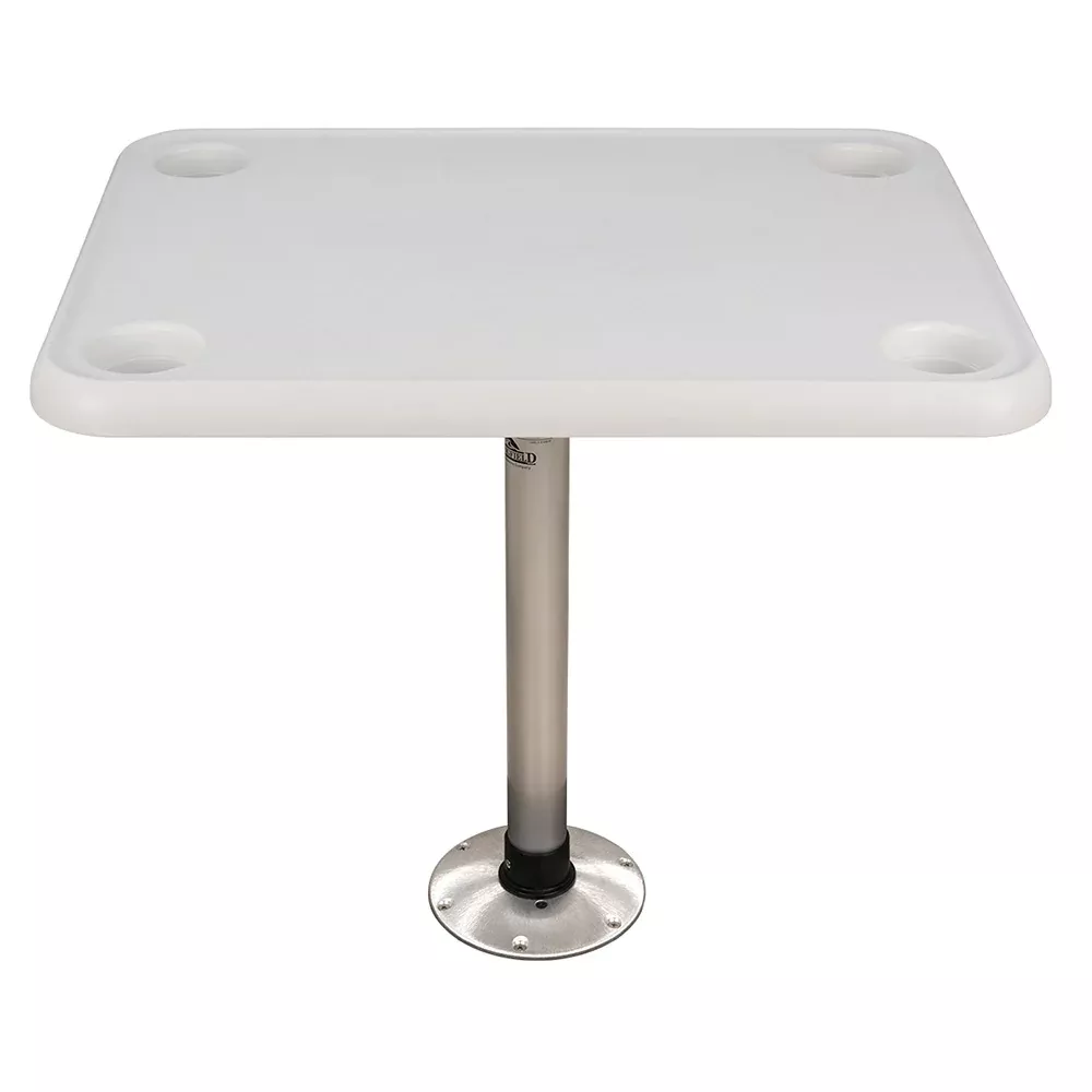 Springfield 16" x 28" Rectangle Table Package - White...