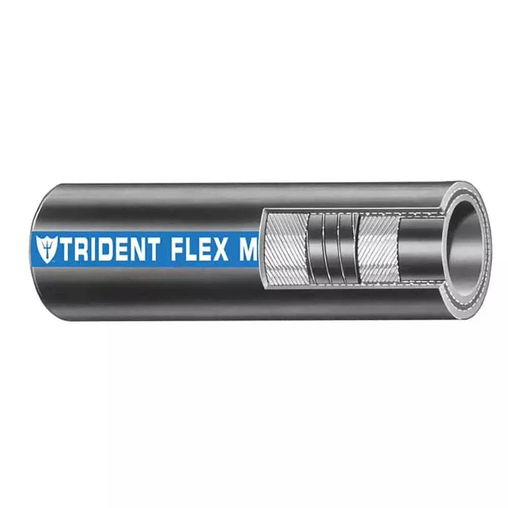 Trident Marine 1-1/4" x 50 Coil Flex Marine Wet Exhaust...