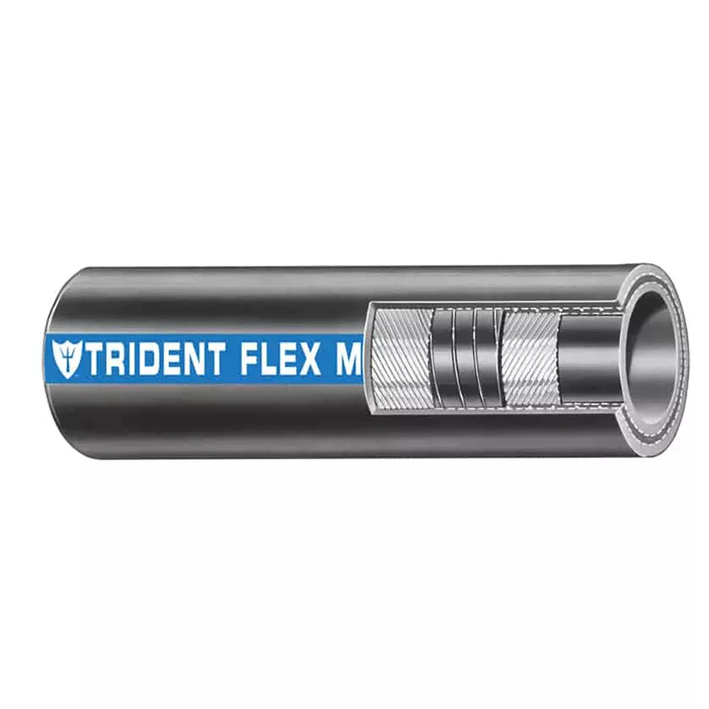 Trident Marine 1" x 50 Coil Flex Marine Wet Exhaust...